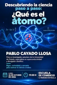 Pablo Cayado Llosa nos acerca al mundo del átomo en Gijón